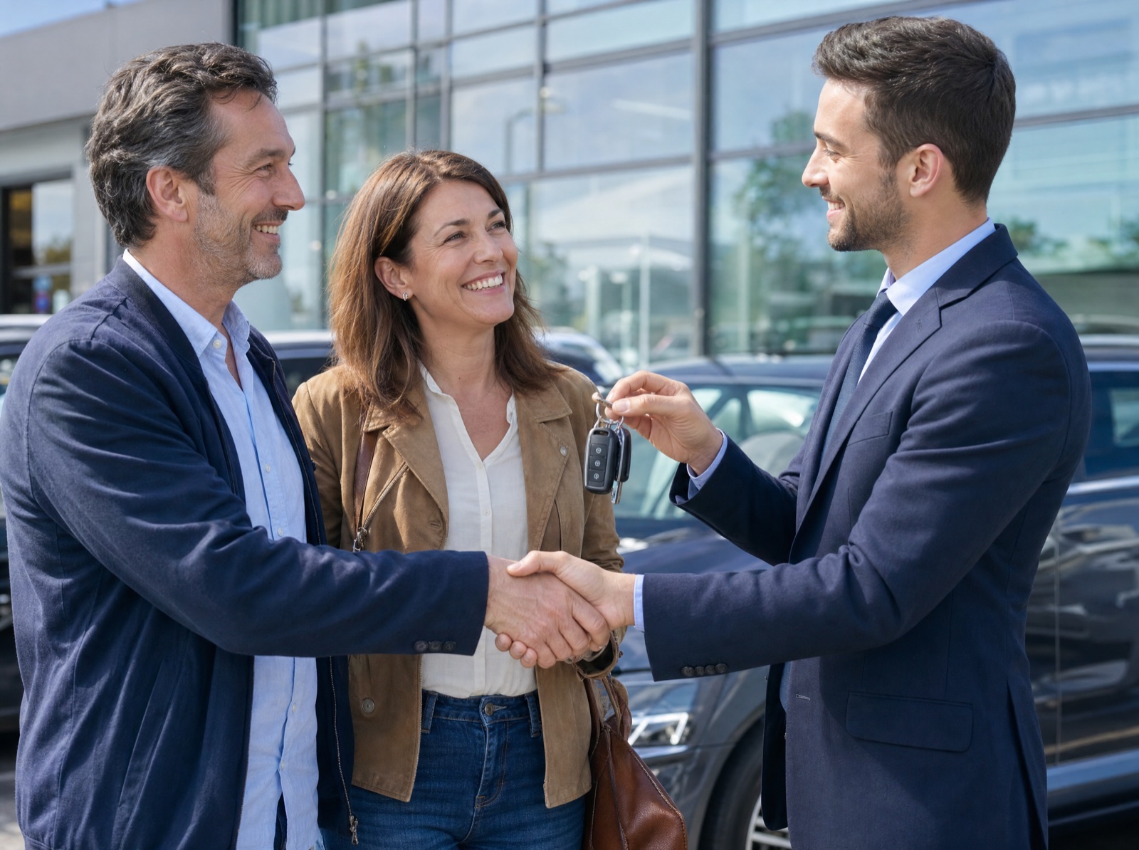 Remise des clés et paiement le jour de la vente